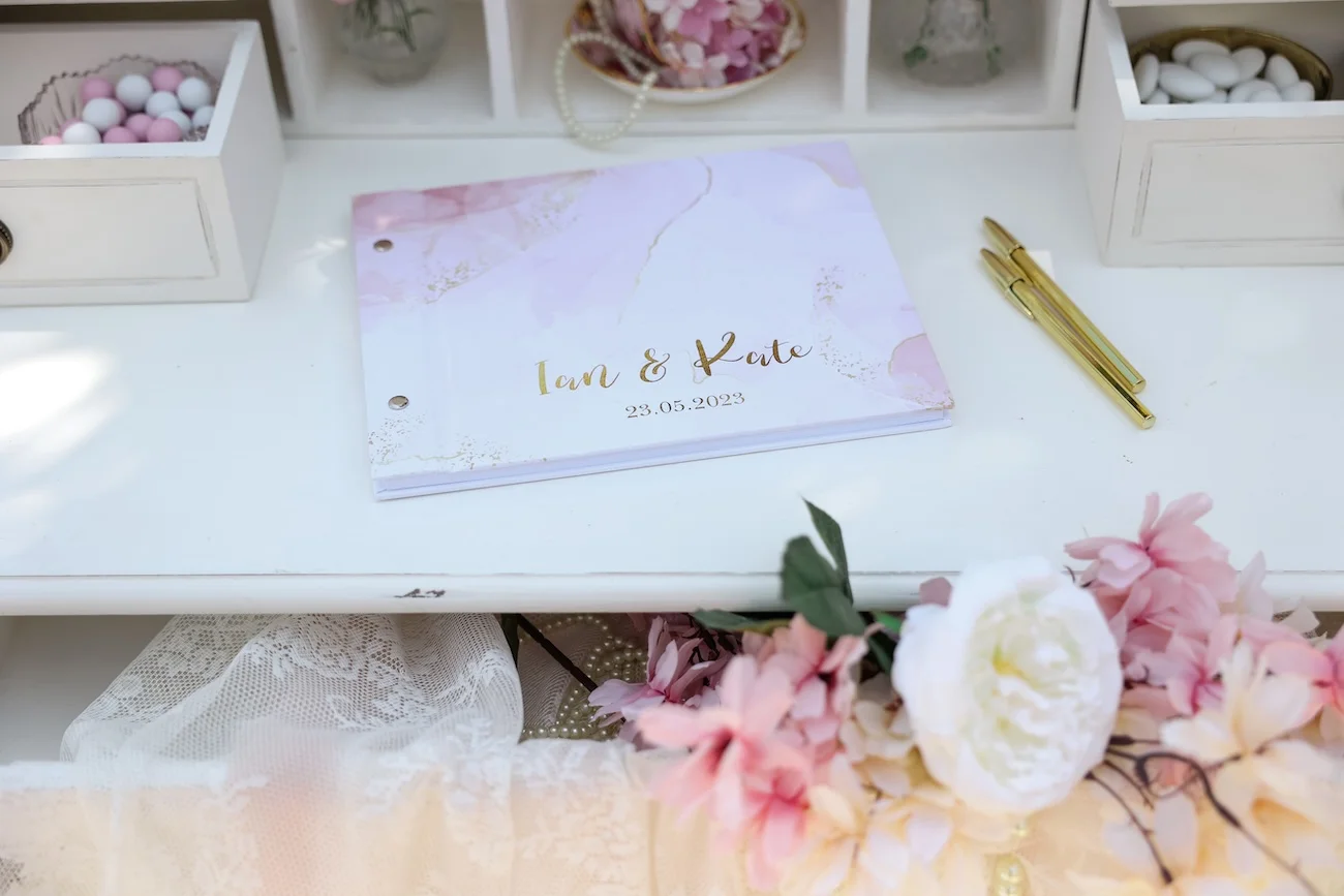 Guest book tables