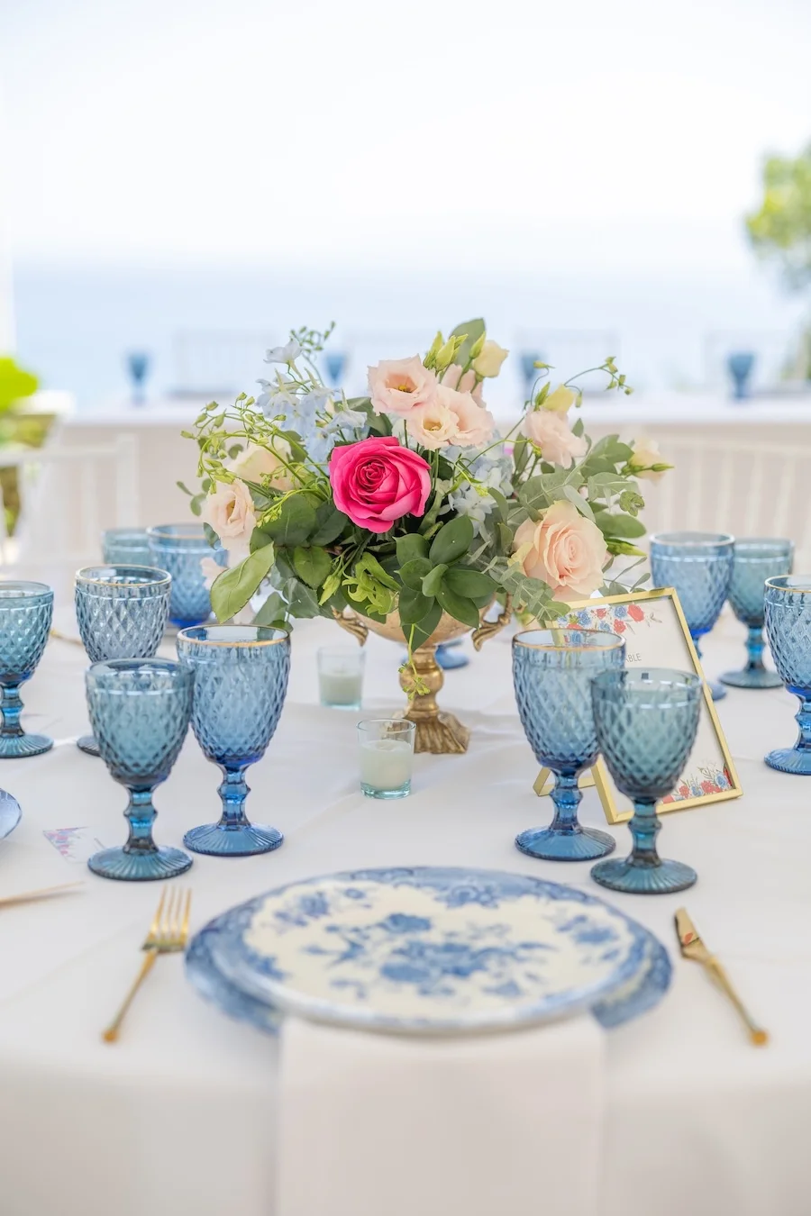 kefalonia wedding reception design