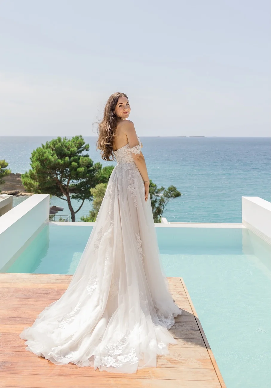 elegant wedding design kefalonia island