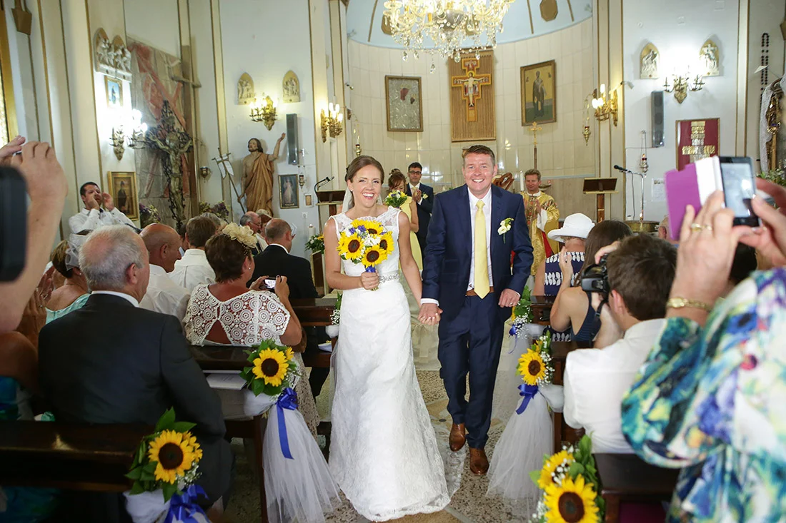 Catholic Church Wedding in Kefalonia - Kefalonia Weddings