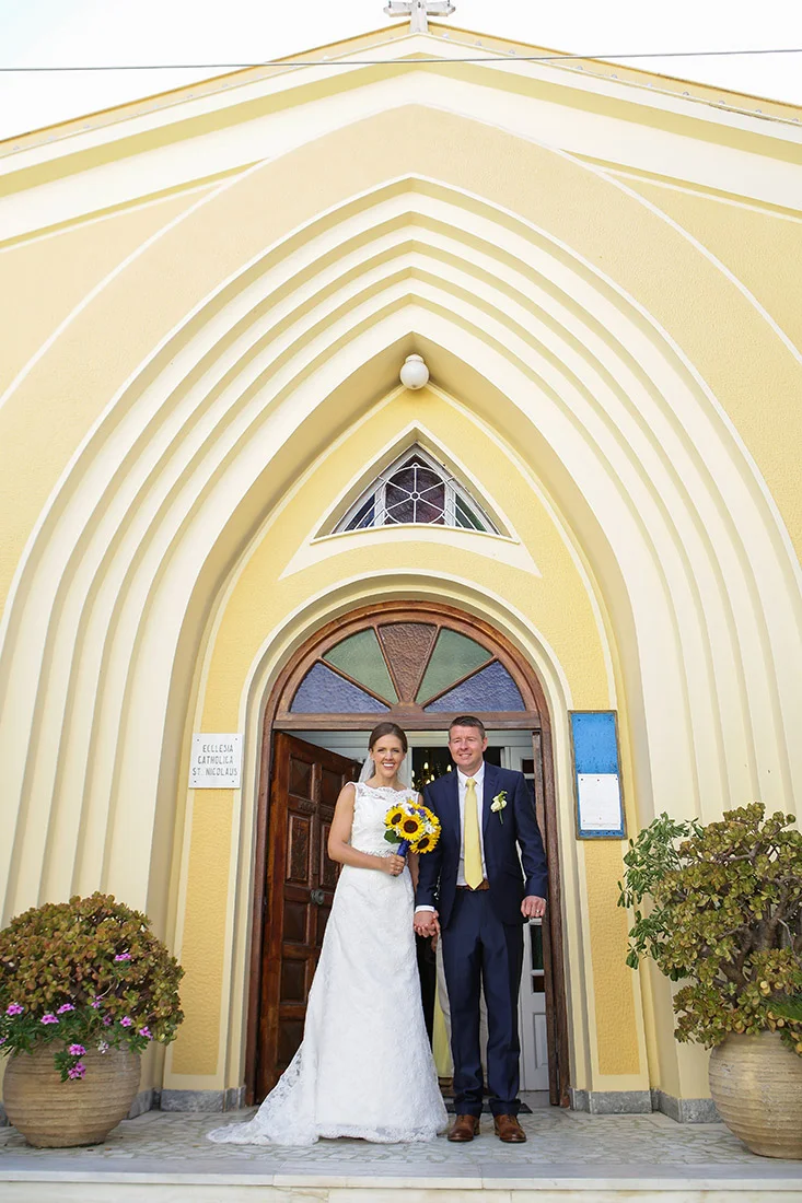 Catholic Church Wedding in Kefalonia - Kefalonia Weddings
