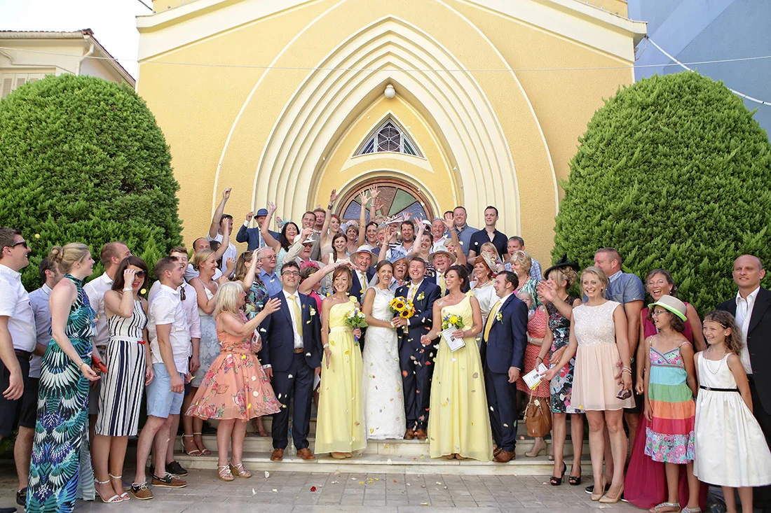 Catholic Church Wedding in Kefalonia - Kefalonia Weddings
